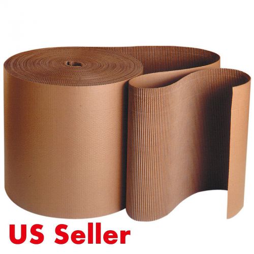 Box Partners Single Face Corrugated Roll 100&#034; Length x 9&#034;inch wide (253cmx23cm)