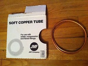 Jmf company brand soft copper tube for use  solder compression flared fittings for sale