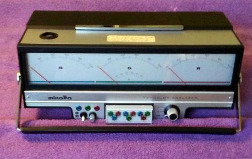 Minolta tv color analyzer - vintage - with probe for sale