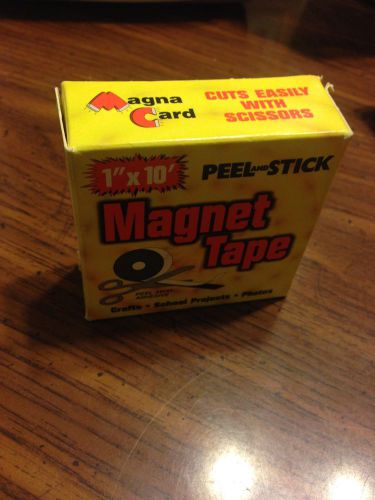 Peel and Stick Magnetic Tape 1&#034; x 10&#039;