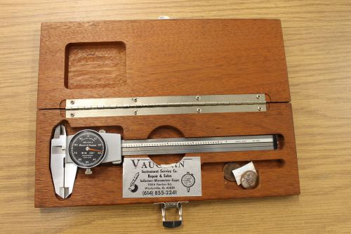 Brown And Sharpe Dial Caliper 599-579-5 .001 Inch Swiss Made Shockproof