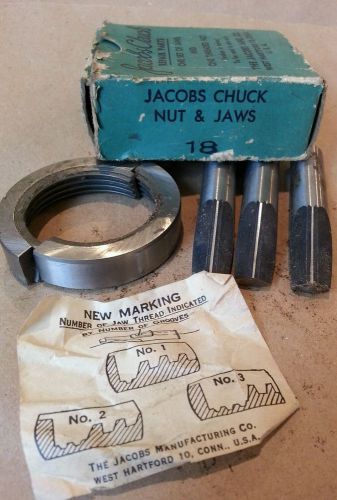 Jacobs Chuck nut and jaws repair kit no.18 chuck #18
