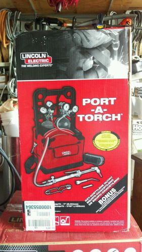 Lincoln port-a-torch kit cutter welder brazer torch welding brand new!! for sale