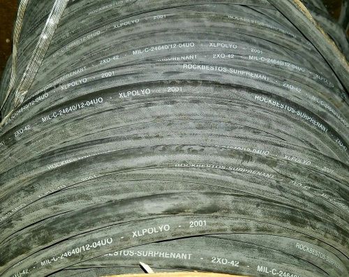 300 feet rockbestos-surprenant - 2xo-42 mil-c-24640/12-04uo - xlpolyo - 2001 for sale