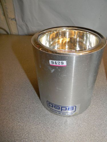 Pope scientific vacuum flask, 420 ml,  80mm id, 93mm deep, 121mm high for sale