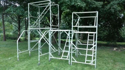 Werner 4000 series stairway aluminum scaffold