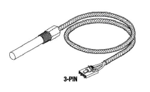 TEMPERATURE PROBE ASSEMBLY for AUTOCLAVES  MIDMARK M11/M9  RPI#MIP050