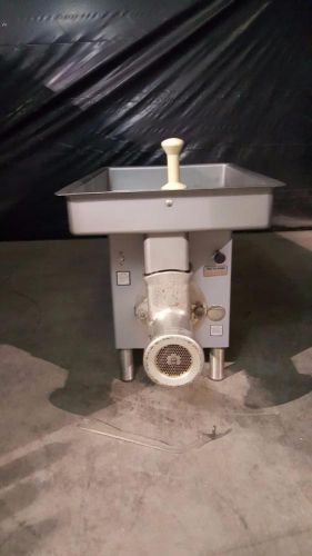 Hobart 4732-18 #32 meat grinder with feed pan, 3 hp for sale