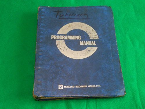 Mazak M-4 Lathe With Fanuc 5-T Programming Manual