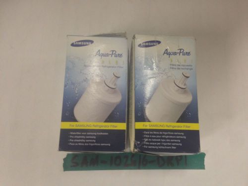 LOT Of 2 Samsung Aqua-Pure Plus Refrigerator Filter - 1 Year Supply -Please Read