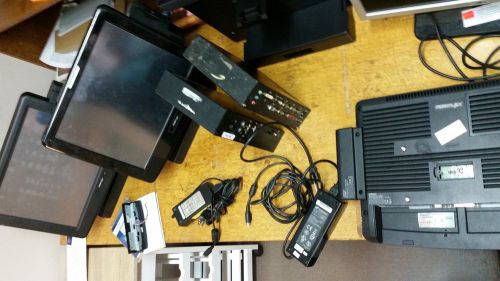 Lot of Posiflex POS workstations. For parts/repair.