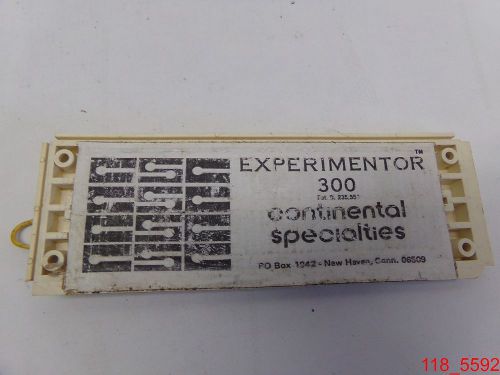NOS Continental Specialties Experimentor 300 No. 235554