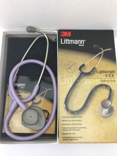 3m littmann lightweight ii s.e. 28&#034;; stethoscope lilac for sale