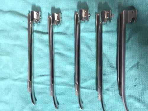 Laryngoscope blades # 3 miller lot of 5