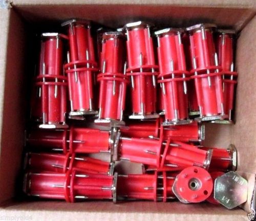 45 new hilti cast-in anchor hci-wf 1/4&#034; red aka wood-knocker for sale