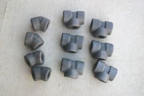 Forged steel 1&#034; 3000# wog pipe fittings  45 tee for sale