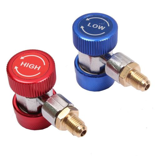 Betooll hw8023 adjustable ac r134a quick coupler connector adapter high&amp;low 1... for sale