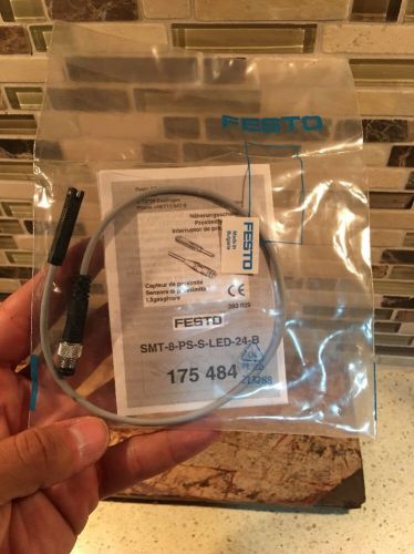 NEW IN FACTORY PACKAGE SEALED FESTO PROXIMITY SENSOR SMT-8-PS-S-LED-24-B