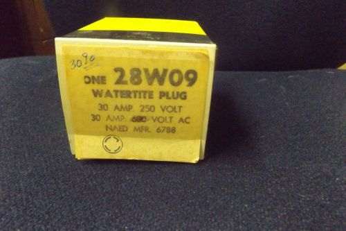 Electrical Connector Model 28W09/ 30 AMP 250 Volt / NAED MFR. 6788 Woodhead $$$$