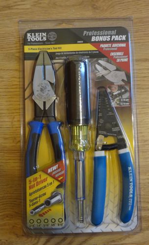 Klein tools electrician&#039;s kit  (3-piece)  model z00020 for sale
