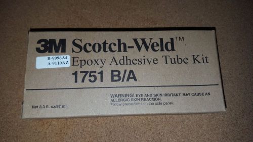 NEW 3M Scotch-weld Epoxy Adhesive 1751 B/A Gray 3.3 fl oz Tube Kit