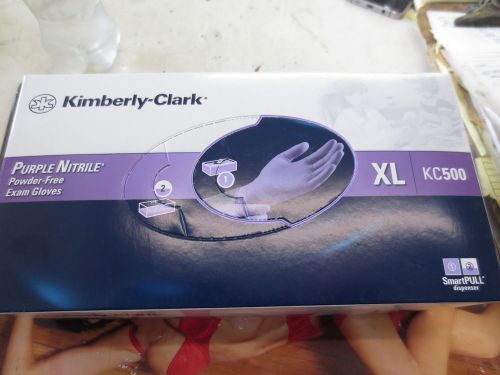 Kimberly Clark Purple Nitrile Glove, x Large - 100/BX pack