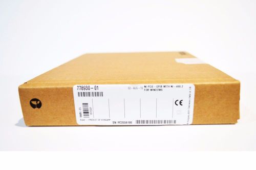 *Sealed* National Instruments NI PCIe-GPIB 778930-01 Lab View 488.2 For Windows