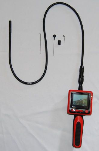 Vividia 9mm Portable Digital Flexible Inspection Camera with 2.4&#034; LCD Monitor
