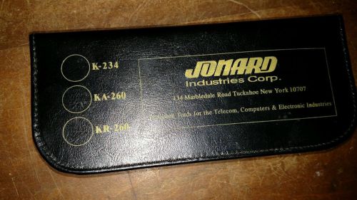 Jonard Electrical comtact pin insertion tool kit