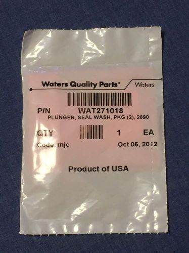 New SEALED Pack of 2 Waters 2690 2790 HPLC Plunger Seal Wash WAT271018 WAT270160