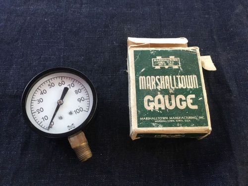 Marshalltown Gauge 0-100 1/4 In. Connection New In Box