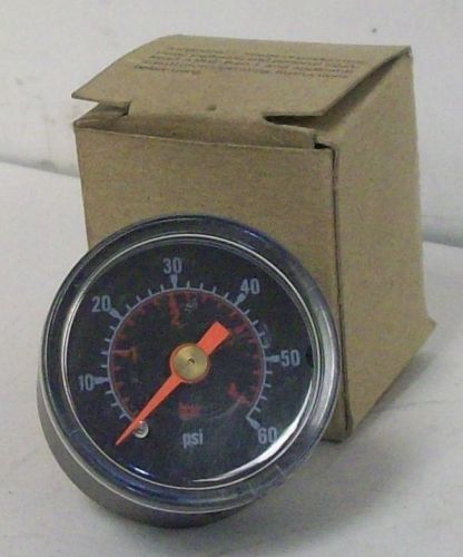 General purpose 1.5&#034; pneumatic pressure gauge 0-60 psi 1/4&#034; connection for sale