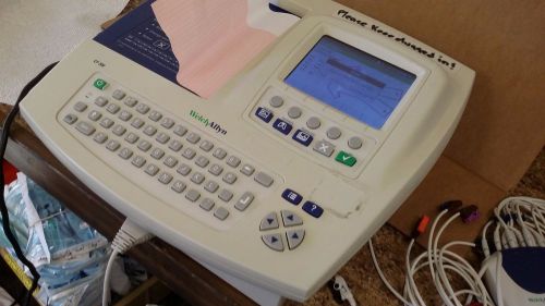 Welch Allyn CP 200 EKG unit as pictured complete with Acquisition module /leads