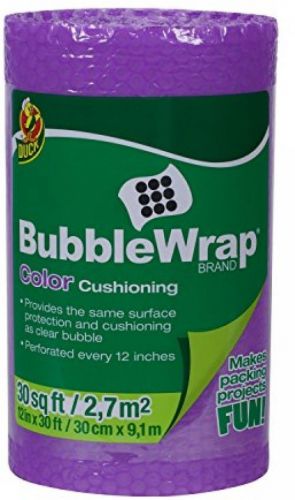 Duck Brand Bubble Wrap Color Cushioning, 12 Inches Wide X 30 Feet Long, Single