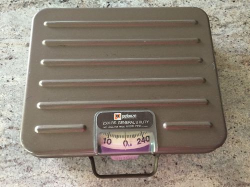 Pelouze heavy duty mechanical scale with dial lock model p250 for sale