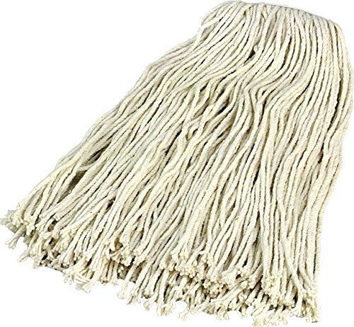 Carlisle 369820b00 flo-pac #20 cotton narrowband medium cut end wet mop, 18&#034; for sale