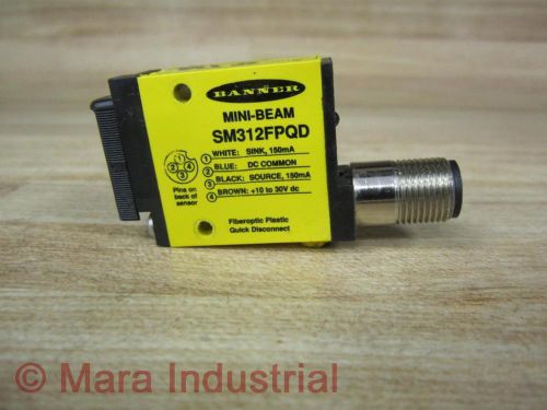 Banner SM312FPQD Photoelectric Mini-Beam 26837 - Used