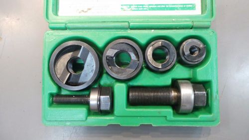 Greenlee 7235BB 1/2&#034; - 1 1/4&#034; conduit size manual slug-buster knockout punch Set