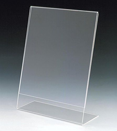Displays2go set of 25, clear acrylic sign frames for 8-1/2&#034;w x 11&#034;h prints, for sale