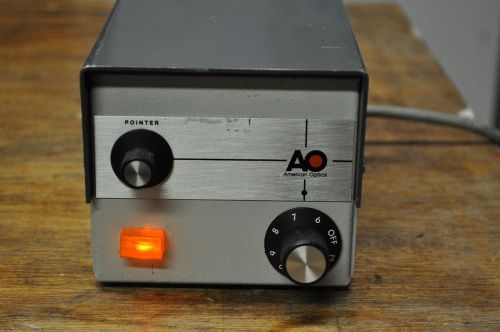 American Optical OA Tungsten Halogen Lamp Power Supply