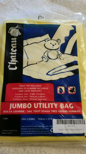 2 Pk Chateau Jumbo Storage / Utility Bags - 2ml Thick - 60&#034;x108&#034;