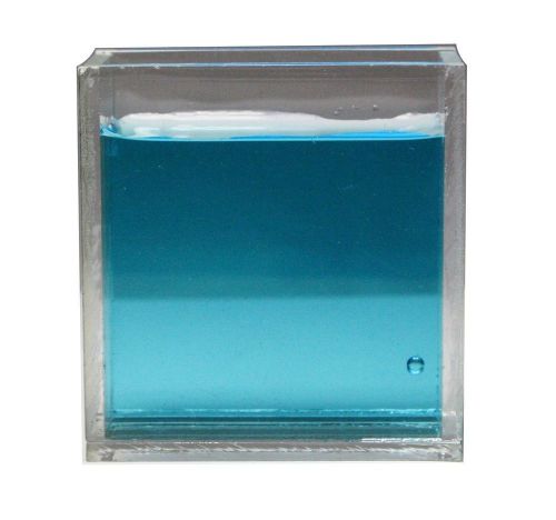Acrylic rectangular refraction cell - measuring refractive index for sale