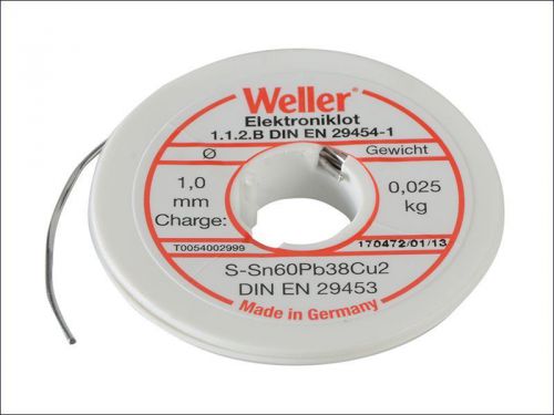Weller - EL60/40-25 Electronic Solder Resin Core 25g