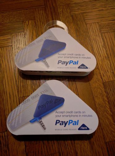 2 PayPal Here Card Readers for iPhone &amp; Android devices 3.5mm - No Rebate Codes