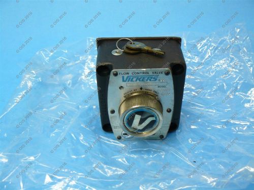 Vickers 420607 fcg-02-1500-50 hydraulic flow control valve 1500 psi nos for sale