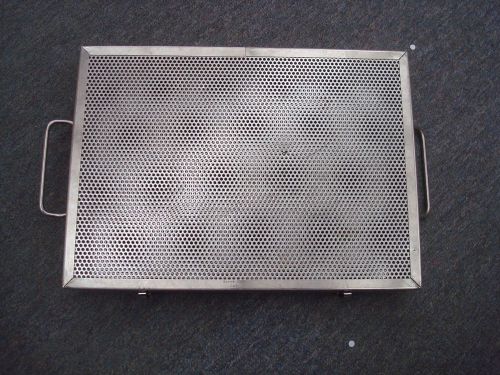 15 X 11 X 2  V. MUELLER INSTRUMENT STERILIZATION TRAY FROM NERVE EXP. SET