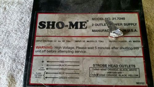 Used SHO-ME 2 Outlet Power Supply
