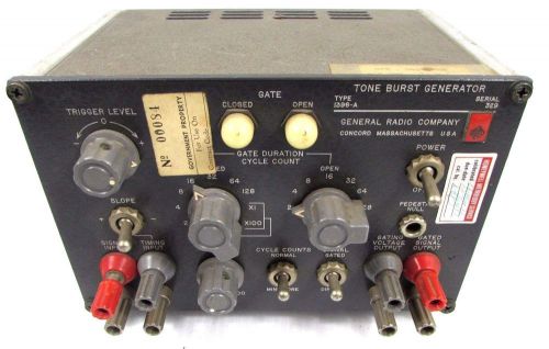 General radio gr tone burst generator 1396-a 1396a 105-125 v 50-60c for sale