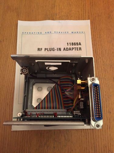 Hewlett-Packard HP Agilent Keysight 11869A RF Plug_in Adapter for 8350B