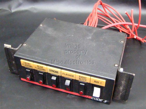 Federal Signal SW200-012 Police Light Lightbar Control Switch Box   C